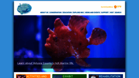 What Marinesciencecenter.com website looked like in 2022 (1 year ago)