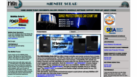 What Midnitesolar.com website looked like in 2022 (1 year ago)