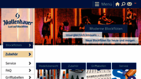 What Mollenhauer.com website looked like in 2022 (3 years ago)