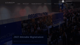 What Midwestclinic.org website looked like in 2022 (1 year ago)