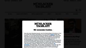 What Muehlacker-tagblatt.de website looked like in 2022 (1 year ago)