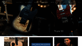 What Michaelkellyguitars.com website looked like in 2022 (1 year ago)