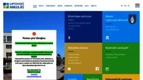 What Mikulas.sk website looked like in 2022 (1 year ago)