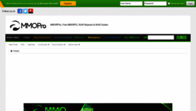 What Mmopro.org website looked like in 2022 (1 year ago)