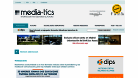 What Media-tics.com website looked like in 2022 (1 year ago)