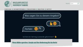 What Mpipriv.de website looked like in 2022 (1 year ago)