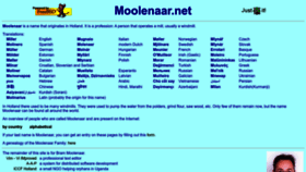 What Moolenaar.net website looked like in 2022 (1 year ago)