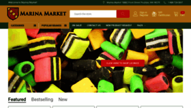 What Marinamarket.com website looked like in 2022 (1 year ago)