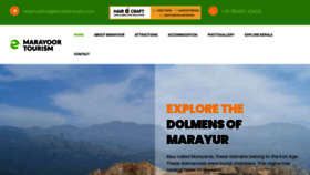 What Marayoortourism.com website looked like in 2022 (1 year ago)