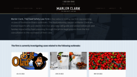 What Marlerclark.com website looked like in 2022 (1 year ago)