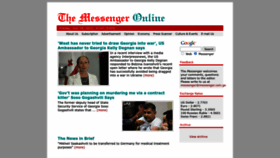 What Messenger.com.ge website looked like in 2022 (1 year ago)