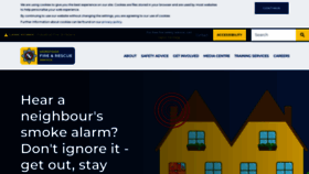 What Merseyfire.gov.uk website looked like in 2022 (1 year ago)