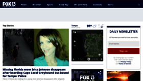 What Myfoxtampabay.com website looked like in 2022 (1 year ago)