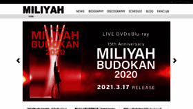 What Miliyah.com website looked like in 2022 (1 year ago)