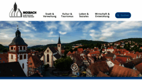 What Mosbach.de website looked like in 2022 (1 year ago)