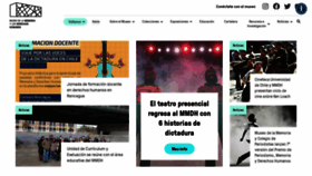 What Museodelamemoria.cl website looked like in 2022 (1 year ago)