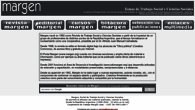 What Margen.org website looked like in 2022 (3 years ago)