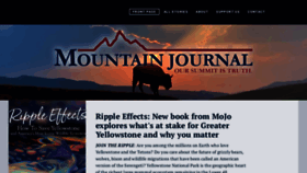 What Mountainjournal.org website looked like in 2022 (1 year ago)