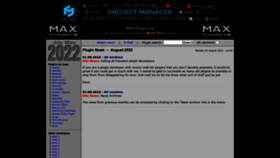 What Maxplugins.de website looked like in 2022 (1 year ago)