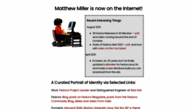 What Mattdm.org website looked like in 2022 (4 years ago)