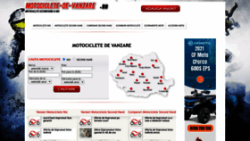What Motociclete-de-vanzare.ro website looked like in 2022 (1 year ago)