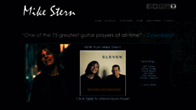 What Mikestern.org website looked like in 2022 (1 year ago)