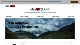 What Mayo-ireland.ie website looked like in 2022 (1 year ago)
