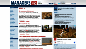 What Managersonline.nl website looked like in 2022 (1 year ago)