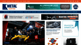 What Metaldunyasi.com.tr website looked like in 2022 (1 year ago)