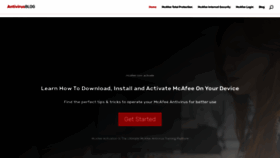 What Mcafee-activation.com website looked like in 2022 (1 year ago)