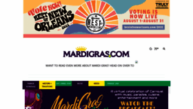 What Mardigras.com website looked like in 2022 (1 year ago)