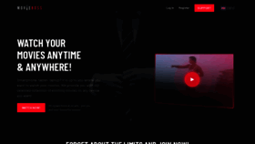 What Movie-boss.com website looked like in 2022 (1 year ago)