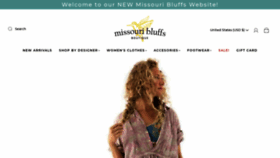 What Missouribluffs.com website looked like in 2022 (1 year ago)