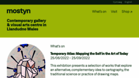 What Mostyn.org website looked like in 2022 (2 years ago)