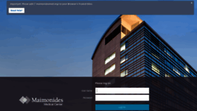 What Mmcsharepoint.maimonidesmed.org website looked like in 2022 (2 years ago)