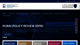What Mbrsg.ae website looked like in 2022 (1 year ago)
