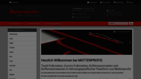 What Mattenprofis.de website looked like in 2022 (1 year ago)