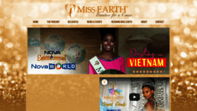 What Missearth.tv website looked like in 2022 (1 year ago)