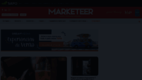 What Marketeer.pt website looked like in 2022 (1 year ago)