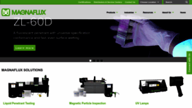 What Magnaflux.com website looked like in 2022 (1 year ago)