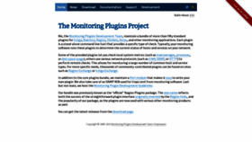 What Monitoring-plugins.org website looked like in 2022 (1 year ago)