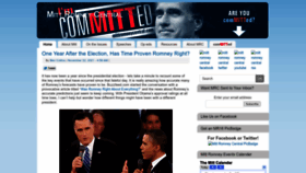 What Mittromneycentral.com website looked like in 2022 (1 year ago)