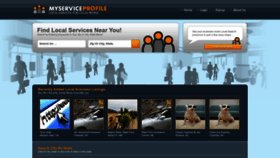 What Myserviceprofile.com website looked like in 2022 (1 year ago)