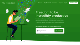 What Macfreedom.com website looked like in 2022 (1 year ago)