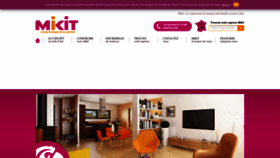 What Mikit.fr website looked like in 2022 (1 year ago)