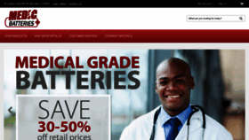 What Medicbatteries.com website looked like in 2022 (1 year ago)