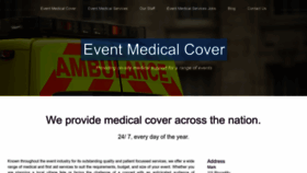 What Mace-events.org website looked like in 2022 (1 year ago)