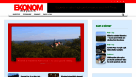 What Magazinekonom.cz website looked like in 2022 (1 year ago)