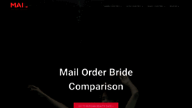 What Mailorderbridecomparison.com website looked like in 2022 (1 year ago)