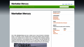 What Manhattanmercury.net website looked like in 2022 (1 year ago)
